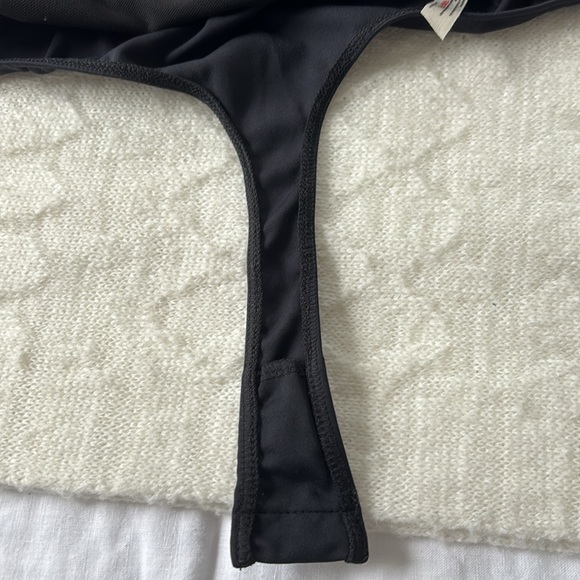 NWOT Free People Black One Shoulder Bodysuit - Picture 7 of 8